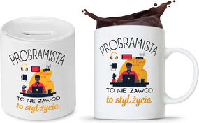 Informatikai Készlet Ajándék Bögre Persely fényképes nyomtatással