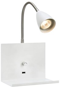 Fehér fali lámpa ø 6,5 cm Logi – Markslöjd