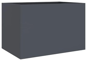 vidaXL antracitszürke acél növénytartó 62 x 47 x 46 cm