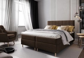 SICILIE kárpitozott boxspring ágy, 180x200, inari 24