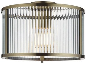 Endon 106265 - Mennyezeti lámpa RIDGETON 1xE27/10W/230V sárgaréz