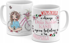 Személyre szabott bögre 330 ml névvel – Nőnapi ajándék