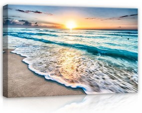 Napos tenger, vászonkép, 60x40 cm méretben