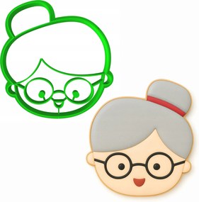 Karácsonyi Forma Karácsonyra Nagymama Napja Télapó Nagymama