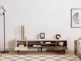 TV asztal/szekrény Pitudu (dió + bézs) . 1095423