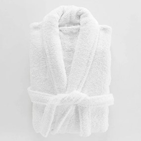 Fehér pamut fürdőköpeny M Tendresse – douceur d'intérieur