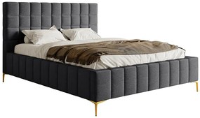 FranciaĂĄgy 140 cm Sheldona 140 (ĂĄgyrĂĄccsal) (tĂĄrolĂłhellyel) (sötĂ©tszĂŒrke + arany). AkciĂł -16%. 1099774