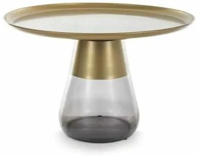 Carini II B dohányzóasztal, arany / fekete