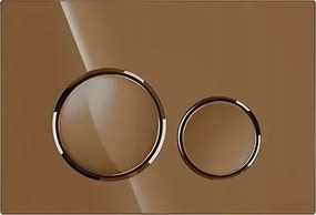 Luna Öblítőgomb Cersanit Réz fényes K97-0588