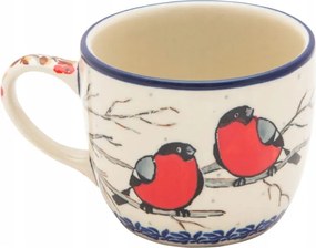 Bögre 170 ml Művészi kerámia Bolesławiec Gile egyedi U4908 Starzyk