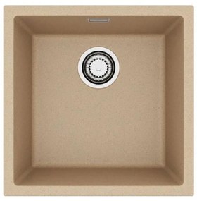 ALVEUS 1150047 - OMNI 45x45 cm gránit konyhai mosogató, bézs