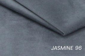 Laksaro balos ágyazható sarokkanapé - szürke Jasmine 96 bársony