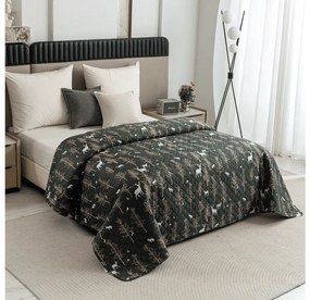 Ágytakaró OAK DEER sötétzöld Méret: 170 x 210 cm