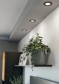 Eglo 901425 - 3 darabos RGBW LED szett St.ko.pod.sv. FUEVA-Z, LED 2,8 W, 230 V, 8,8 cm, IP44, fekete
