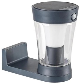 Rabalux 77037 - ANGERS LED 3W/3,7V IP54 antracit napelemes fali lámpa