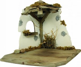 Karácsonyi betlehem.- 90° 28x20x23cm 10-12cm-es figurákhoz