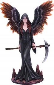 Angyal gótikus női arató figura kaszával kézzel festett kollekció