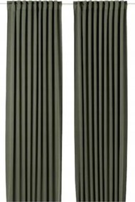 Ikea Majgull sötétítő függöny 145x300 sötétzöld
