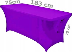 Asztalterítő, Spandex Asztalterítő 183 x 75 x 75 lila
