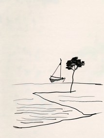 Poszter 15x20cm Tengerparti nyugalom