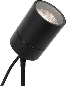 Modern spike spot fekete AR70 állítható IP44 - Solo