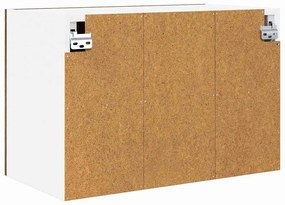 Függő szekrény Riga Füstölt tölgy és fehér 60 x 31 x 40 cm