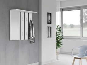 Drohmo Opal tükrös fogas, 85x82x15 cm, fehér