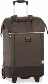 Punta bevásárlótáska kerekeken, kihúzható fogantyúval 40L grafitszürke