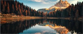 Kép - alpesi, olaszország, dolomitok, Antorno (120x50 cm)