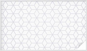 Ablakfólia öntapadós adatvédelem Lila rombuszok 200x116