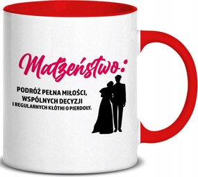 Bögre Piros Fül Utazás Tele Szeretettel És Rendszeres Veszekedésekkel Évfordulóra