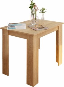 Étkezőasztal, sonoma tölgy, 86x60 cm, TARINIO