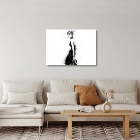 Kép - divat illusztrációk (üvegen) (70x50 cm)