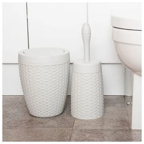 Rattan Bath Bin Calico krémszínű fürdőszobai kosár, 5 l - Addis