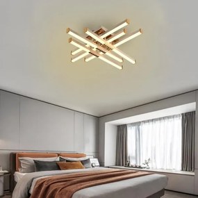 LED Dimmelhető felületre szerelhető csillár LED/90W/230V 3000-6500K + távirányítás