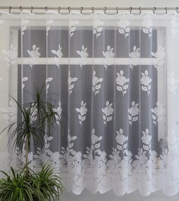 Mg Függöny jacquard 4713 Fehér 245cm 0,5mb