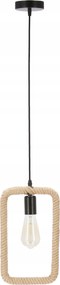 Ostor Függőlámpa Fekete+bézs 1x40W E27