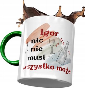 Zöld Bögre Igor Férj Kolléga Ajándék Nyomtatott Fotóval