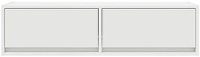 TV Szekrény Fehér 100x31x25,5 cm Műszaki Fa