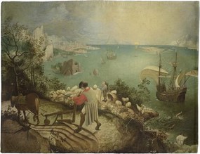 Asztali alátét Tájkép eséssel Ikara Pieter Bruegel idősebb