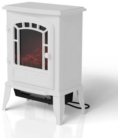 Juskys 2000W elektromos kandalló – fehér