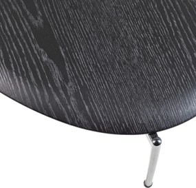 Fekete dohányzóasztal 67x92 cm Kota – WOOOD