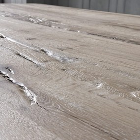 LEEDS Tömör Bassano Tölgy Étkezőasztal 260x100cm