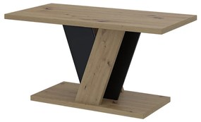 Dohányzóasztal Venag (artisan + fekete). 1055262