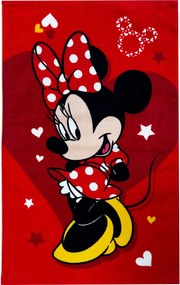 Disney Minnie Pretty in red kéztörlő, arctörlő, törölköző 30x50cm