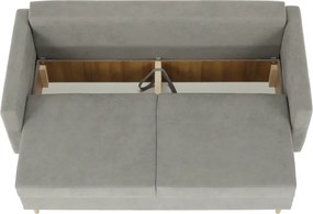 Szófa kinyitható, szürke anyag Queens, AURELIA