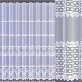 Elegáns jacquard függöny fehér 250 cm Kireta 624833