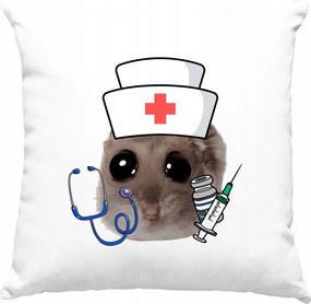 Hörcsög párna Mem Wiral Ápolónő Fehér