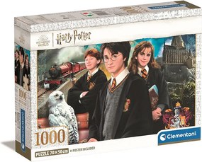 Harry Potter Here Begins 1000 db-os Compact puzzle Clementoni