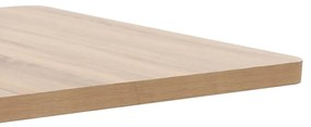 Világosbarna MDF bisztróasztal 80 x 80 cm